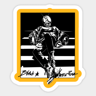 Black Kamen Rider Sticker